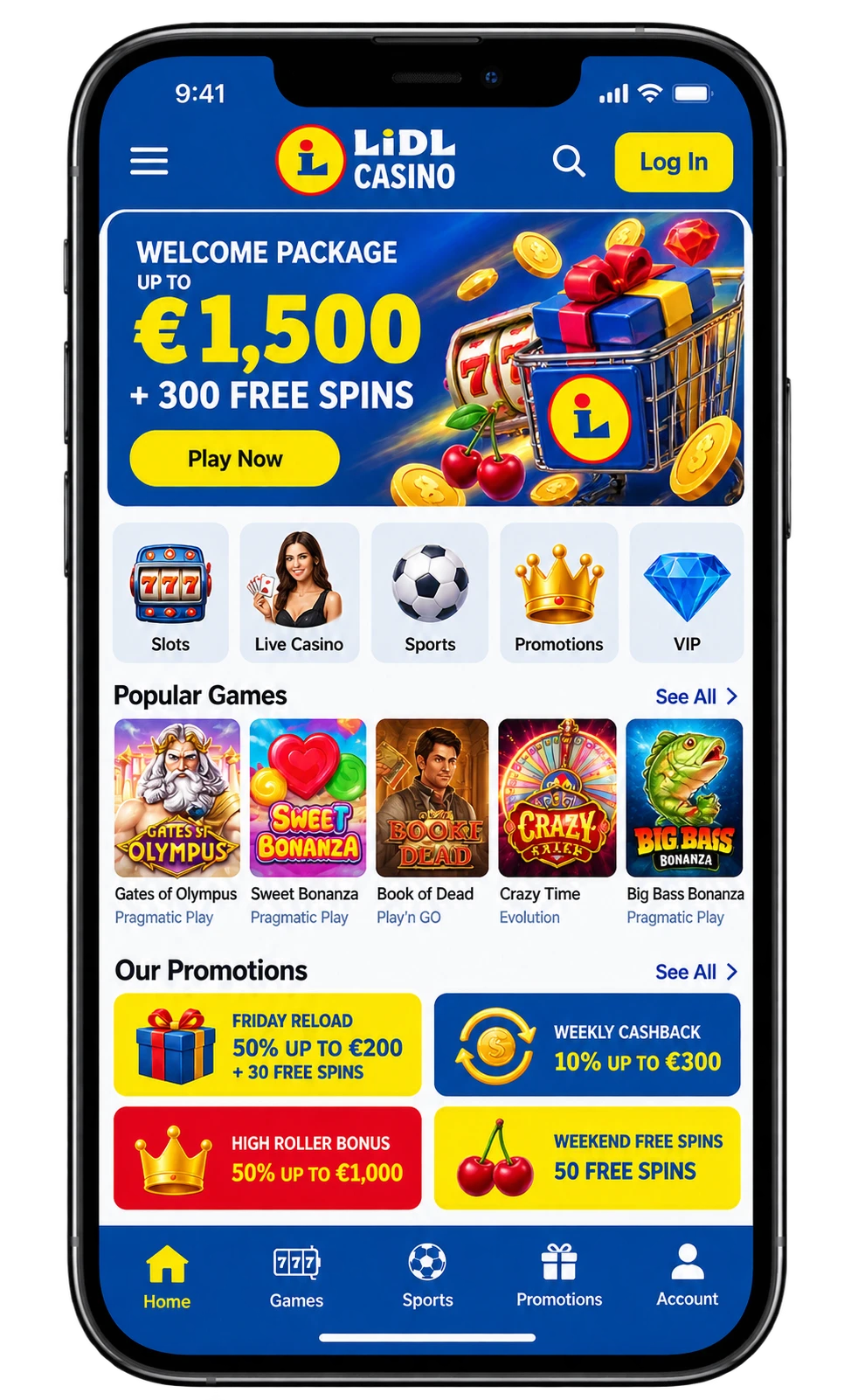 Aplikacja Lidl Casino